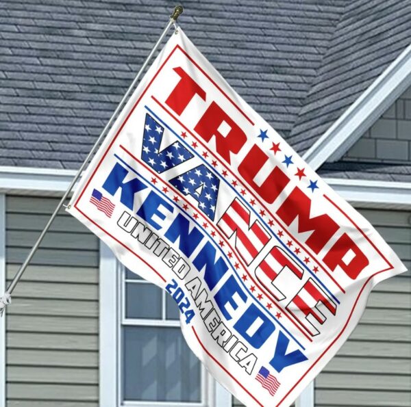 Trump Vance Kennedy 2024 House Flag, Unite America 2024 House Flag, Trump Kennedy House Flag, Trump For President 2024 House Flag