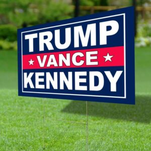 Trump Vance Kennedy Yard Sign, Trump Vance Yard Sign, Republican Garden Sign, President Election 2024, Political Lawn Sign2