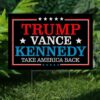 Trump Vance RFK Jr 2024 Yard SignPresident '24 SignTrump Vance Kennedy SignTrump Kennedy SignTrump Vance Kennedy Sign OGVI121