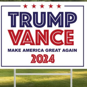 Trump Vance Yard Sign, Donald Trump, Political Lawn Sign, Patriotic Yard Sign, Vote 2024, Trump 2024, Republican Sign, President 20243