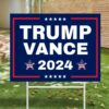 Trump Vance Yard Sign, Donald Trump, Trump 2024, Trump Yard Sign, Political Lawn Sign, Vote 2024, Republican Sign, Outdoor Sign, Yard Decor