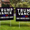 Trump Vance Yard Sign, Donald Trump, Vote Yard Sign, Trump Sign, Vote Lawn Sign, Trump For President, Political Lawn Sign, Patriotic Sign1