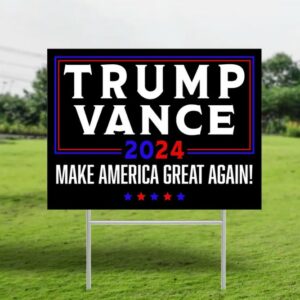 Trump Vance Yard Sign, Donald Trump, Vote Yard Sign, Trump Sign, Vote Lawn Sign, Trump For President, Political Lawn Sign, Patriotic Sign2