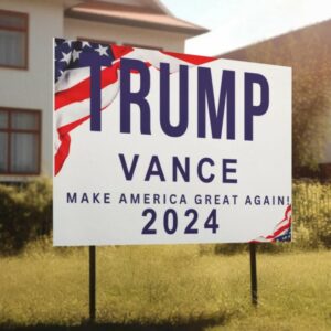 Trump Vance Yard Sign, Presidential Sign, 2024 Election Sign, Trump for president, Republican sign, US President, Trump lawn sign