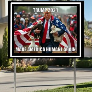 Trump Vance Yard Sign,Trump 2024,Make America Humane Again Yard Sign,Trump President,Vote President,Trump Yard Signs,Trump Vote Yard Sign3