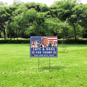 Trump Yard Sign, Pets for Trump, Vote Yard Sign, Election Sign, Trump Vance