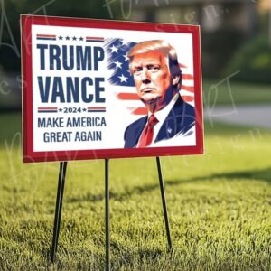 Trump Yard Sign Trump 2024 & Vance Senate Sign 18x24 Printable Yard Sign Digital Download1