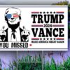 Trump Yard sign Trump Vance 2024