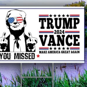 Trump Yard sign Trump Vance 2024