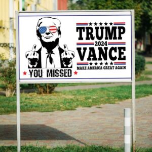 Trump Yard sign Trump Vance 20241