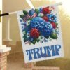 Trump garden flag Trump Vance flag Trump yard sign Republican yard flag MAGA 2024 Election flag Trump floral flag for yard Trump house flag