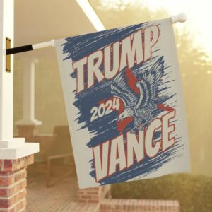 Trump garden flag Trump Vance flag Trump yard sign Republican yard flag MAGA 2024 Election flag Trump floral flag for yard Trump house flag