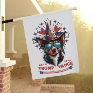 Trump garden flag Trump Vance flag Trump yard sign Republican yard flag MAGA 2024 Election flag Trump floral flag for yard Trump house flag