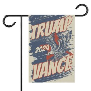 Trump garden flag Trump Vance flag Trump yard sign Republican yard flag MAGA 2024 Election flag Trump floral flag for yard Trump house flag2