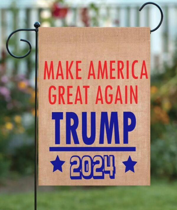 Trump garden flag. Patriotic Trump flag. Maga garden flag. Maga flag. Trump yard decor. Trump flags. Patriotic decor. Trump Vance.