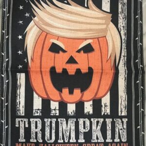 Trumpkin Garden Flag Halloween Trump Yard Sign Make Halloween Great Again Flag Only Trump Supporter Flag Trump Halloween Flag1