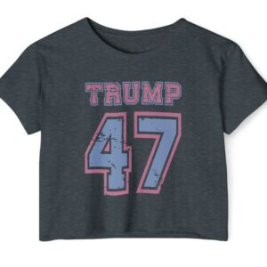 45 47 Trump Crop, Trump Vance 2024, Juniors Trump shirt, Women for Trump 2024, Women MAGA 2024, Trump shot fight, Support Trump CROP top1