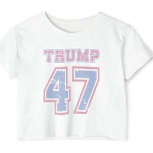 45 47 Trump Crop, Trump Vance 2024, Juniors Trump shirt, Women for Trump 2024, Women MAGA 2024, Trump shot fight, Support Trump CROP top3