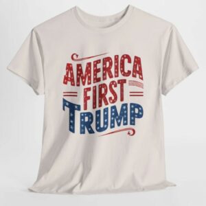 America First Trump Shirt, Trump 2024 Shirt, Republican Gift, Patriotic Shirt, Unisex Tee1