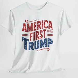 America First Trump Shirt, Trump 2024 Shirt, Republican Gift, Patriotic Shirt, Unisex Tee2