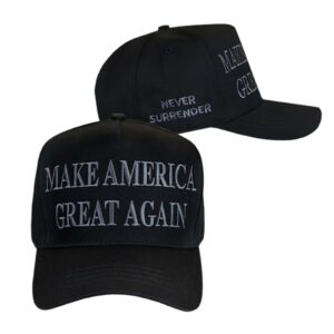 Black Dark MAGA Hat