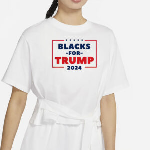 Blacks For Trump 2024 T-Shirts