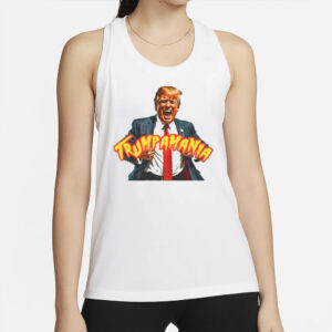 Bold and Controversial Political Graphic Tee, Trumpamania T-shirt2