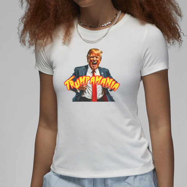 Bold and Controversial Political Graphic Tee, Trumpamania T-shirt3