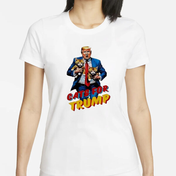 Cats For Trump Christmas T-shirts1