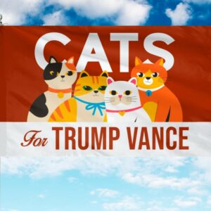 Cats For Trump Vance Flag, Trump Vance Kennedy Flag, Trump For President, Republican Flag, USA President Election 2024 Flag