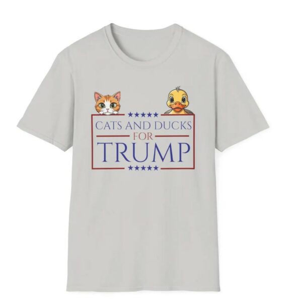 Cats and Ducks for Trump Shirt, Donald Trump 2024 T-Shirt, Trump Vance Election Tee Republican Rally, Trump Harris Debate, Funny Trump Shirt3