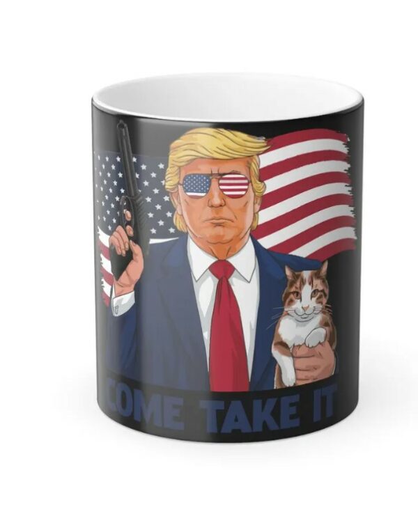 Come Take It Trump with Cat Mug, Trump 2024, Take Back America, Donald Trump, Trump 2024, Mugs