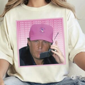 Comfort Colors Trump 1 800 MAGA Shirt, Retro Donald President T-Shirt, American Patriot Tee, Pink Republican Gifts