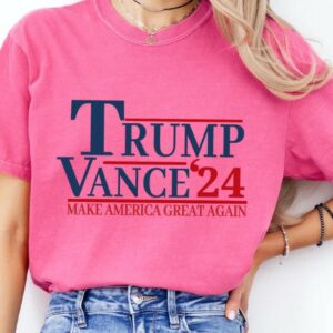 Comfort Colors Trump 2024 Shirt, Trump Vance 24, Trump 2024 Election, JD Vance Shirt, MAGA Trump 2024, Never Surrender Donald Trump T-Shirt3