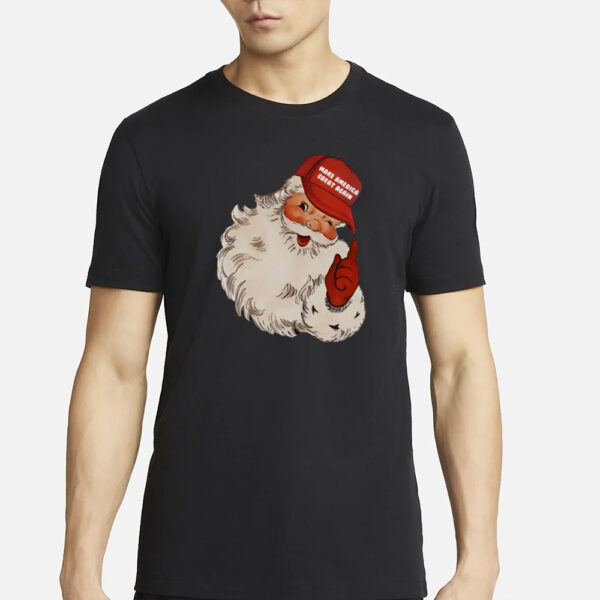 Comfort Colors Trump Christmas Shirt, Funny Trump Hat Santa t-shirts