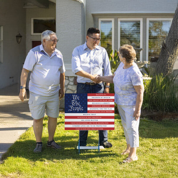 Conservative We The People Yard Sign US