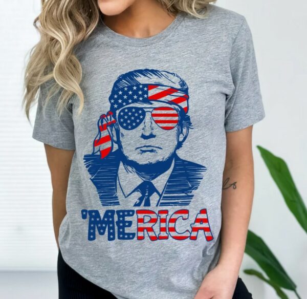 Custom 4th of July Shirt,Trump 'Merica Shirt,Trump Shirt,4th of July Shirt,American Shirt,4th of July party,Independence Day,Patriotic tee1