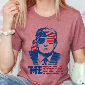 Custom 4th of July Shirt,Trump 'Merica Shirt,Trump Shirt,4th of July Shirt,American Shirt,4th of July party,Independence Day,Patriotic tee2