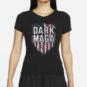 DARK MAGA Election 2024 Unisex Cotton Shirt, Trump 2024 T-shirt