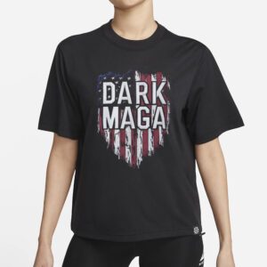 DARK MAGA Election 2024 Unisex Cotton Shirt, Trump 2024 T-shirt1