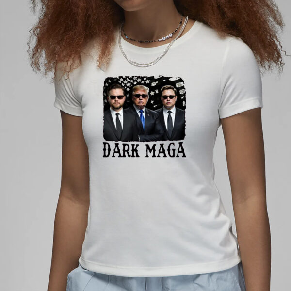 DARK MAGA JD Vance Trump Elon Musk T-shirts3