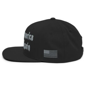 Dark Goth MAGA - Snapback Hat - Elon Musk's Rally hat