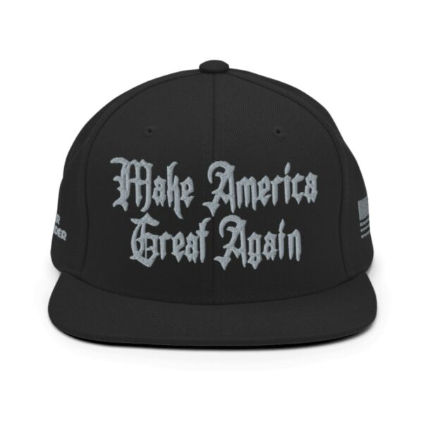 Dark Goth MAGA - Snapback Hat - Elon Musk's Rally hat cap US