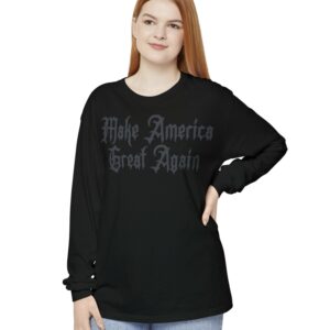 Dark Gothic MAGA Long Sleeve Shirt US