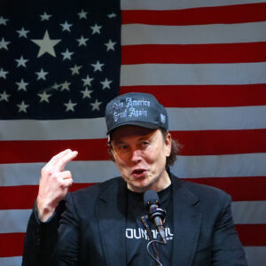 Dark Gothic Maga Elon Musk hat caps