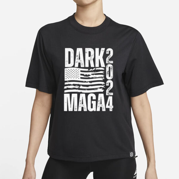 Dark Maga 2024 Trump Elon Musk Black T-Shirts1