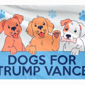 Dogs For Trump Vance Flag, Trump Vance Kennedy Flag, Trump For President, Republican Flag, USA President Election 2024 Flag1