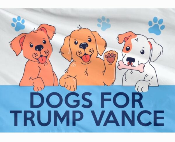 Dogs For Trump Vance Flag, Trump Vance Kennedy Flag, Trump For President, Republican Flag, USA President Election 2024 Flag1