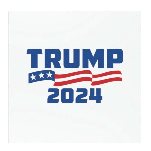 Donald Trump 2024 Car Magnet - Political Campaign President Patriotic Bumper Sticker, Vehicle Decor, USA Election Gift