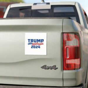 Donald Trump 2024 Car Magnet - Political Campaign President Patriotic Bumper Sticker, Vehicle Decor, USA Election Gift1